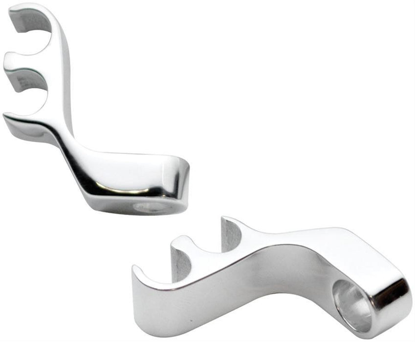 BILLET Polished 2-Lead Horizontal Mount Suit 8.5mm Lead (Pair) Billet Ignition Lead Separators BS69702 Autofit