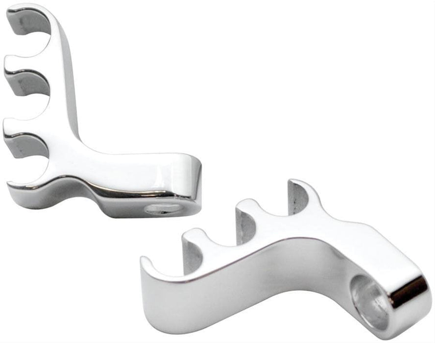 BILLET Polished 3-Lead Horizontal Mount Suit 8.5mm Lead (Pair) Billet Ignition Lead Separators BS69703 Autofit