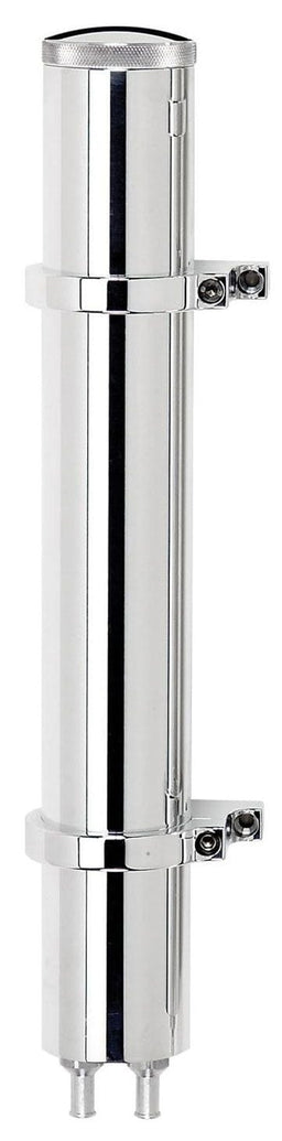 BILLET Smooth Polished Finish With Brackets, 2" O.D x 13" H Billet Overflow/Recoery Tank (295mml) BS77113 Autofit