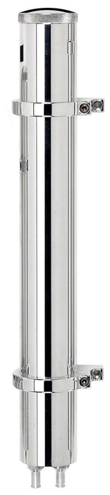 BILLET Smooth Polished Finish With Brackets, 2" O.D x 15" H Billet Overflow/Recoery Tank (385mml) BS77115 Autofit