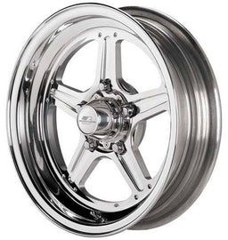 Billet Specialties 5 x 4.5" Bolt Circle with 1.75" Backspace Street Lite Wheel 15" x 3.5" BSRS035356517N Autofit