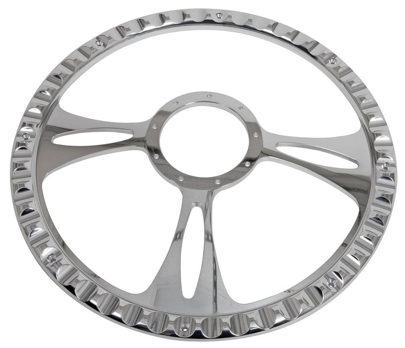 Billet Specialties Fast Lane 15.5" Steering Wheel 12" Wrap BS34175 Autofit