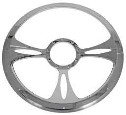 Billet Specialties Fast Lane 15.5" Steering Wheel 12" Wrap BS34175 Autofit