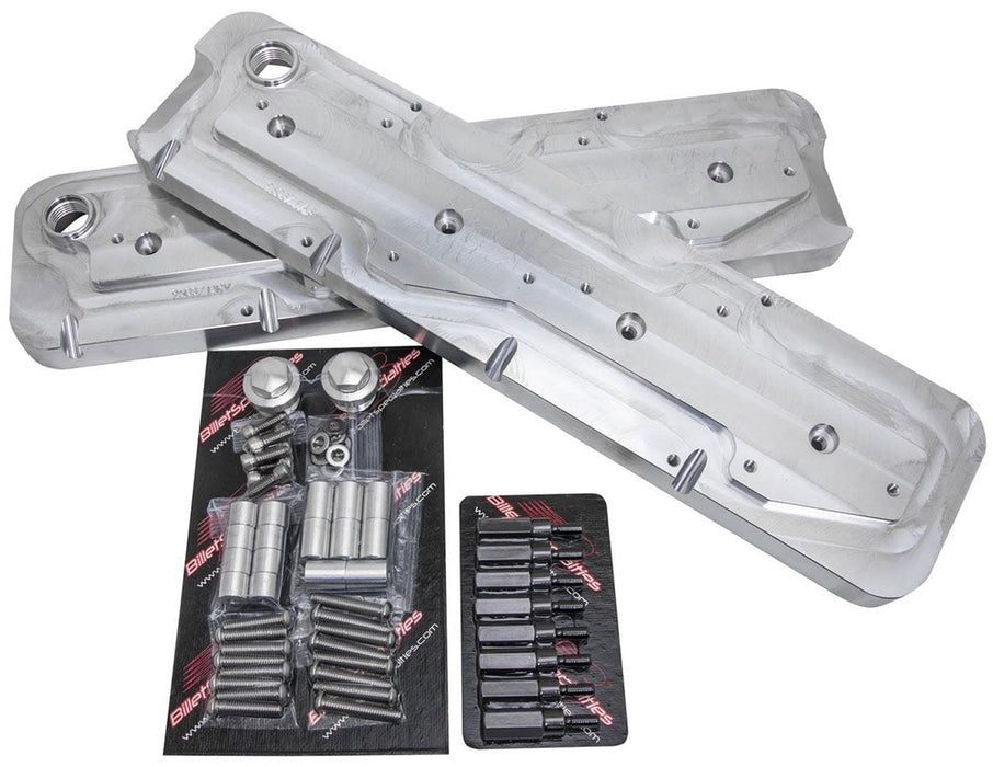 Billet Specialties Suit GM LS Series With Perimiter Style SB Chev Covers Valve Cover Conversion Kit BS95037 Autofit