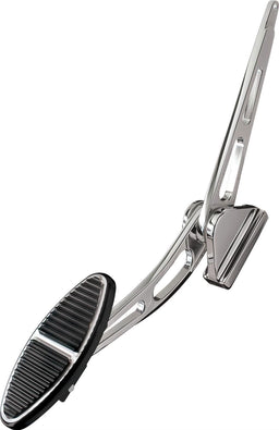 BILLET Street Rod Series With Ribbed Pedal Oval Gas/Accelerator Pedal - Black Anodized BS199135 Autofit