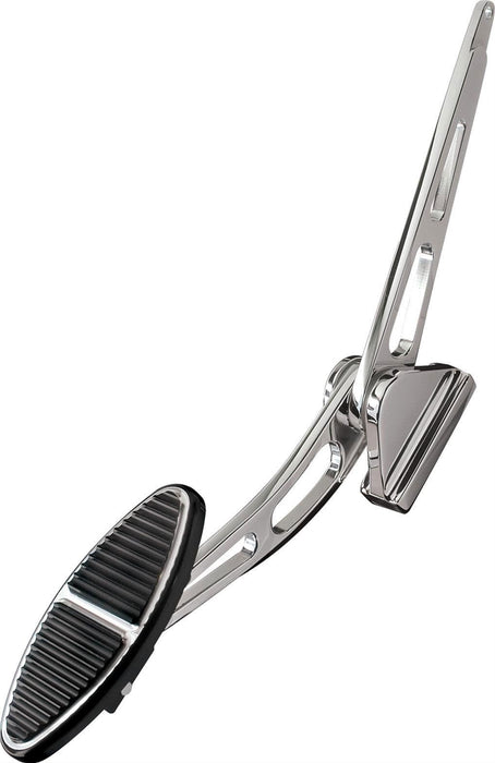 BILLET Street Rod Series With Ribbed Pedal Oval Gas/Accelerator Pedal - Black Anodized BS199135 Autofit