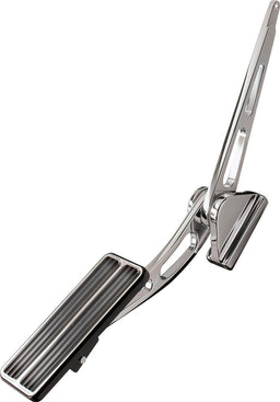BILLET Street Rod Series With Ribbed Pedal Rectangle Gas/Accelerator Pedal - Black Anodized BS199115 Autofit