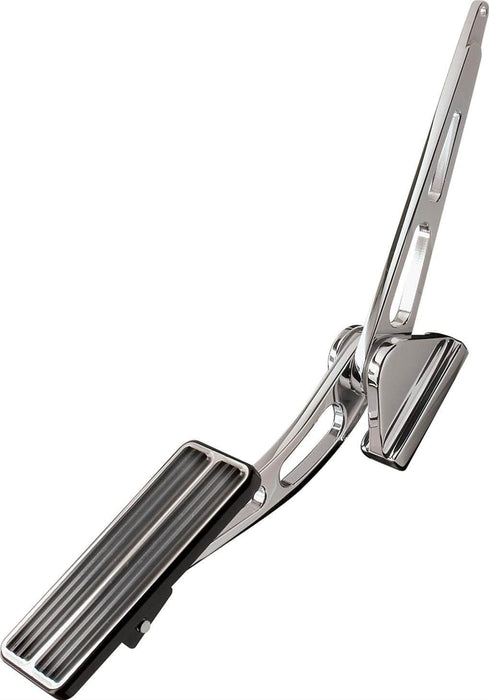BILLET Street Rod Series With Ribbed Pedal Rectangle Gas/Accelerator Pedal - Black Anodized BS199115 Autofit