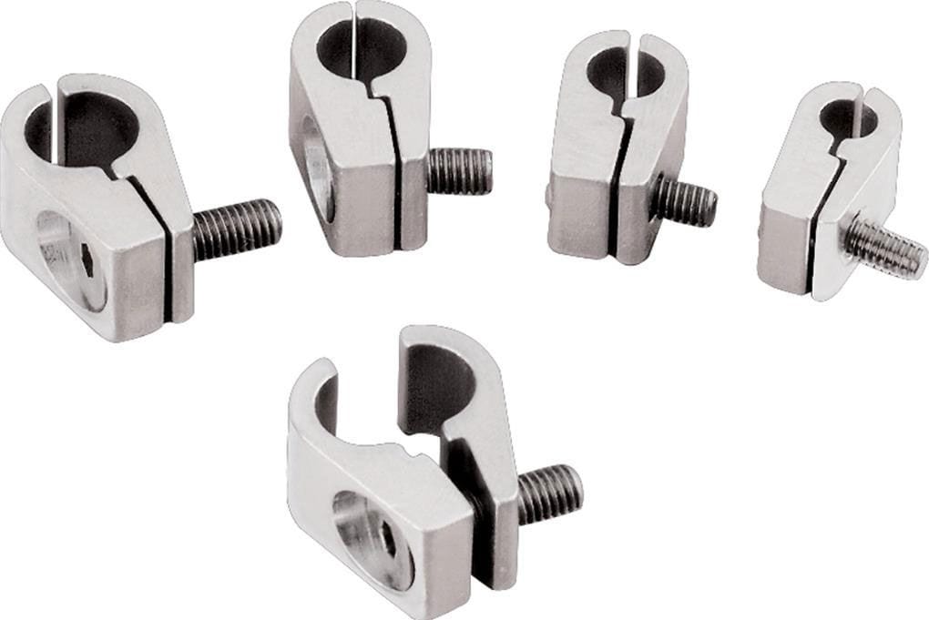BILLET Suit 3/16" Line With 8-32 x 5/8" S/S Bolts (4 Pack) Line Clamps BS65110 Autofit