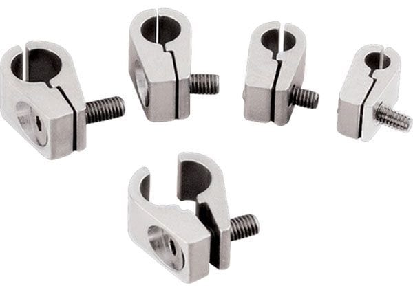 BILLET Suit 3/8" Line With 10-32 x 3/4" S/S Bolts (4 Pack) Line Clamps BS65410 Autofit