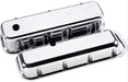 BILLET Suit BB Chev - Tall Aluminium Valve Covers Plain - Polished BS96129 Autofit