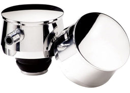 BILLET Suit Covers With 1" Hole & PCV Vale With 3/8" Barb, Grommet Included Round Valve Cover Breather Plain - Polished BS21125 Autofit
