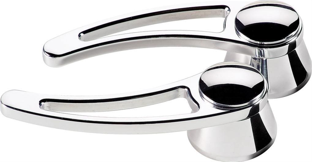 BILLET Suit Ford To 1948 With 3/8" Square Spline, 3-3/4" Length (Pair) Traditional Interior Door Opening Handles - Polished BS45320 Autofit