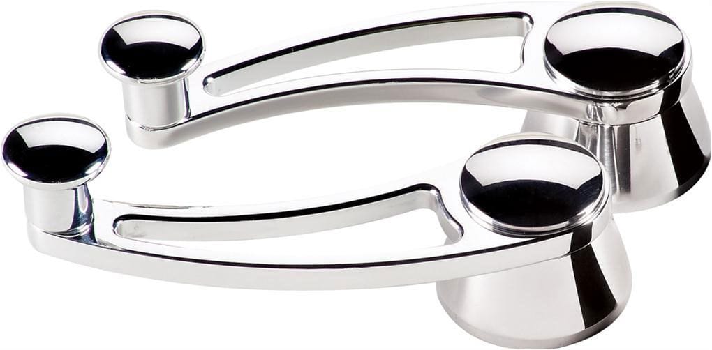 BILLET Suit Ford To 1948 With 3/8" Square Spline, 3-3/4" Length (Pair) Traditional Interior Window Crank Handles - Polished BS46320 Autofit
