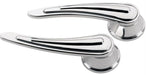 BILLET Suit Ford To 1948 With 3/8", Square Spline, 4-13/32" Length (Pair) Rail Interior Door Opening Handles - Polished BS45328 Autofit