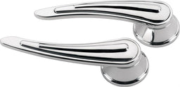 BILLET Suit GM & Ford 1949-On With 1/2" Round Spline, 4-13/32" Length (Pair) Rail Interior Door Opening Handles - Polished BS45528 Autofit