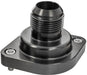 BILLET Suit GM LS Series, -16AN Thermostat Housing - Black BSBLK90900 Autofit