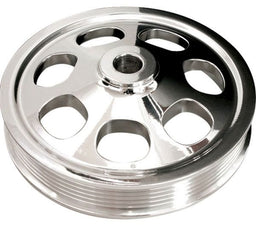 BILLET Suit Saginaw Pump (77 & Up) Press-On Shaft & Serpentine Belt Power Steering Pump Pulley BSFM1035PC Autofit