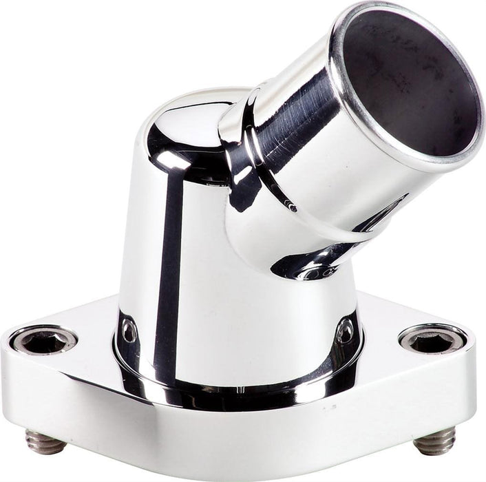 BILLET Suit SB & BB Chev, 45° Thermostat Housing - Polished BS90420 Autofit