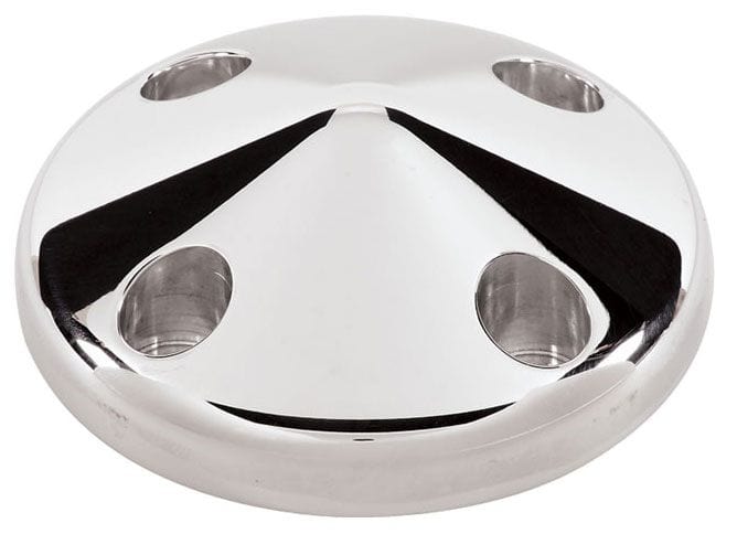 BILLET Suit SB & BB Chev With Long Water Pump Pulley Water Pump Pulley Nose Cone - Polished BS84220 Autofit