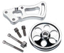 BILLET Suit SB Chev, V-Groove Pulley (Long W/P) Power Steering Pulley & Bracket BS12220 Autofit