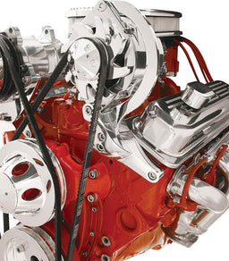 BILLET Suit SB Chev Vortec Head Top Mount Alternator (Short W/P) Independent Mount Brackets BS10720 Autofit