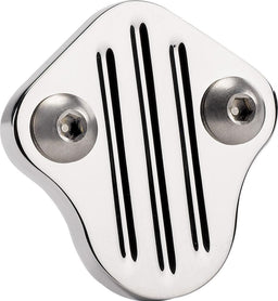 BILLET Suit SB Chrysler Fuel Pump Block Off Plate Ball Milled - Polished BS41820 Autofit