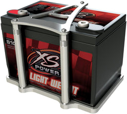 BILLET Suit XS Style Batteries S1600 & D1600 Battery Tray Mount - Polished BS248925 Autofit