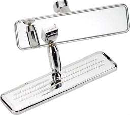 BILLET Universal Factory Windscreen Mount, 9-3/8” W x 2-7/16” H Interior Rear View Mirror Aluminium Ball Milled - Polished BS257330 Autofit