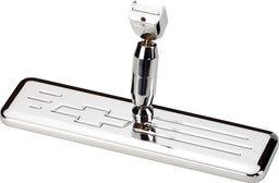 BILLET Universal Factory Windscreen Mount, 9-3/8” W x 2-7/16” H Interior Rear View Mirror Aluminium With Bowtie Logo - Polished BS257340 Autofit