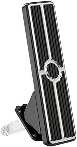 BILLET Universal Floor Mount With Ribbed Pedal Rectangle Gas/Accelerator Pedal - Black Anodized BS199275 Autofit