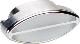 BILLET With Clear Lense, 2 H x 4 W x 1-1/2 D (Each) Elliptical/Oval Interior Light - Polished BS60320 Autofit