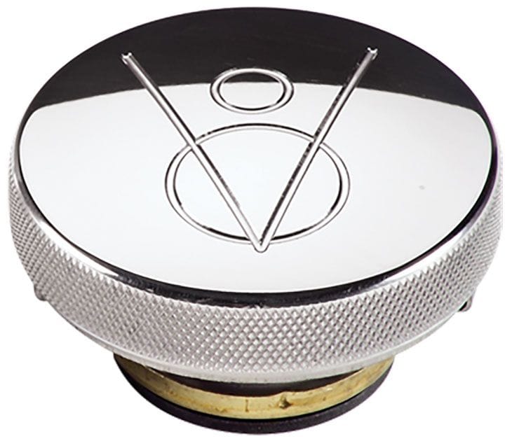 BILLET With V8 Logo, 16lb Radiator Cap - Polished BS75420 Autofit