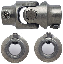 BORGESON 3/4"-36 x 3/4"-36 - Spline x Spline Borgeson Stainless Steel Single Needle Bearing Universal Joint BOR113434 Autofit