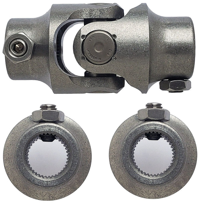 BORGESON 3/4"-36 x 3/4"-36 - Spline x Spline Borgeson Stainless Steel Single Needle Bearing Universal Joint BOR113434 Autofit