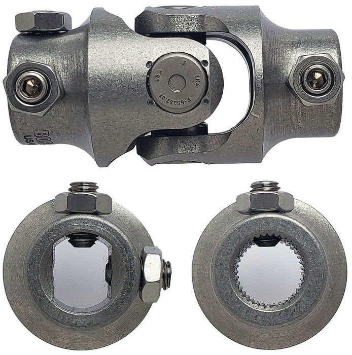 BORGESON 3/4"DD x 11/16"-36 - Spline x Spline Borgeson Stainless Steel Single Needle Bearing Universal Joint BOR114925 Autofit