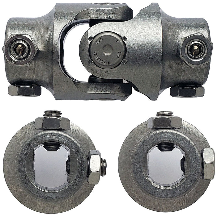 BORGESON 3/4"DD x 17mm DD - Spline x Spline Borgeson Stainless Steel Single Needle Bearing Universal Joint BOR114946 Autofit