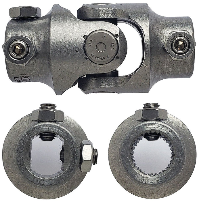 BORGESON 3/4"DD x 3/4"-30 - Spline x Spline Borgeson Stainless Steel Single Needle Bearing Universal Joint BOR114931 Autofit
