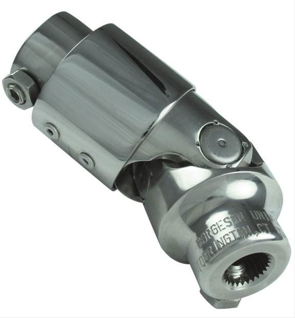 BORGESON 3/4"DD x 3/4"DD Borgeson Polished Stainless Steel Vibration Reducer/Universal Joint Combination Autofit