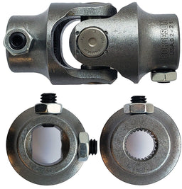 BORGESON 3/4"DD x 9/16"-26 - DD x Spline Borgeson Steel Single Needle Bearing Universal Joint BOR014909 Autofit
