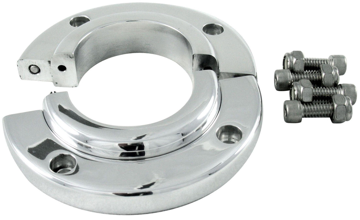 BORGESON Suit 2-1/4" Steering Columns Borgeson Polished Billet Aluminium Split Swivel Floor Mount BOR909010 Autofit