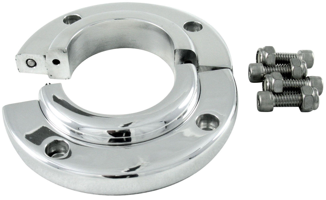BORGESON Suit 2" Steering Columns Borgeson Polished Billet Aluminium Split Swivel Floor Mount BOR909008 Autofit