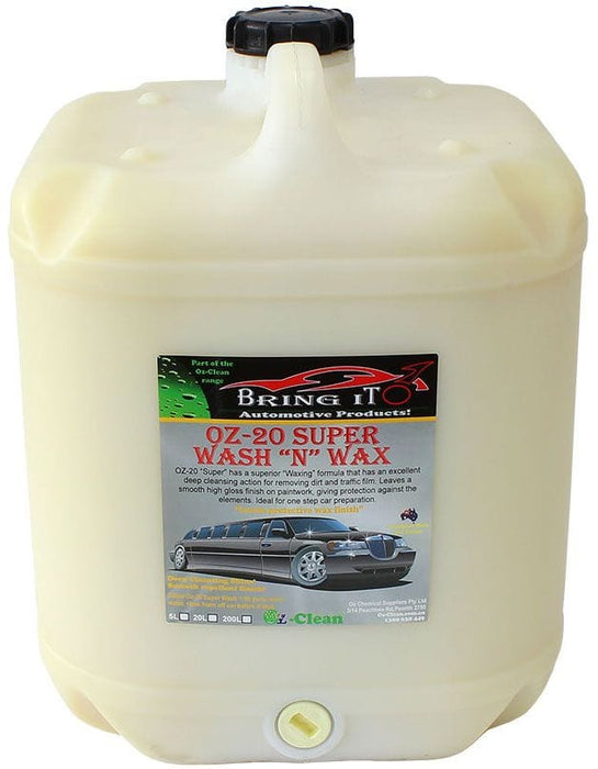 Bring It 20 Litre Bottle OZ-20 Super Wash "N" Wax BI-SSW20 Autofit