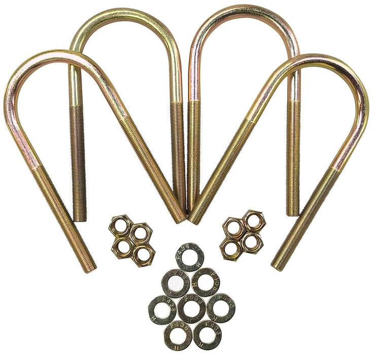 CALVERT Suit 2.50" O.D Tube x 7" Long (Set of 4) Round U-Bolts CTUR250X70 Autofit