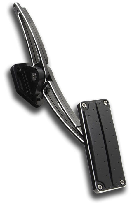 CLAYTON Billet Black Anodised With Rubber Insert, Firewall Mount Universal Throttle Pedal Assembly CLA-TA-206 Autofit