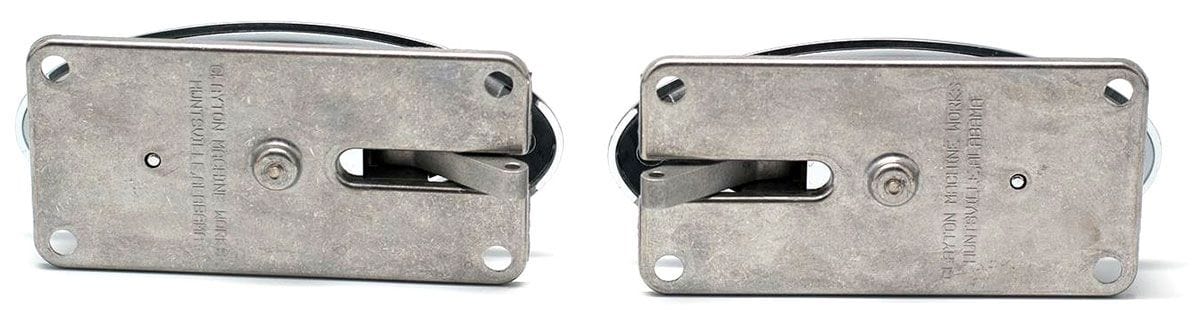 CLAYTON Chrome Plated with Carbon Inserts Billet Elliptical Open Door Handle CLA-EL503 Autofit