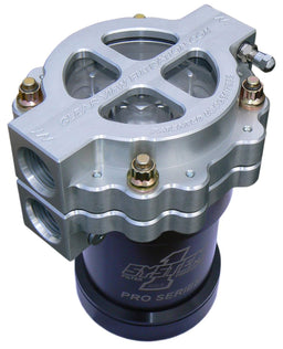 CLEARVIEW -12AN Inlet/Outlet Ports With 115 Micron Element, Suit System 1 Oil F 4" Screw-On Oil Filter Assembly - Clear Anodised CV405-115 Autofit