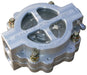 CLEARVIEW -12AN Inlet/Outlet Ports With 60 Micron Element 4" Hi-Flow See Through Oil Filter - Clear Anodised CV410-60 Autofit