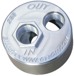 CLEARVIEW Suit Chev LS Series -10AN Billet Oil Block Adapter Kit - Clear Anodised CV225 Autofit