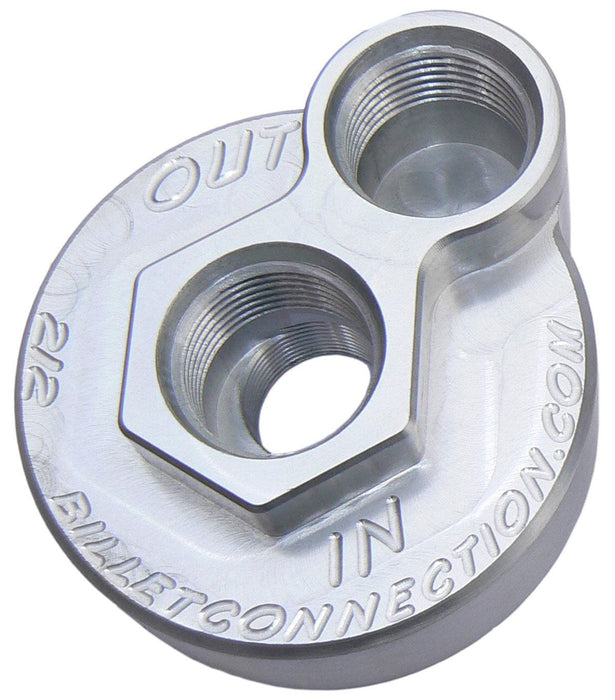 CLEARVIEW Suit Ford Late Model with 22mm Thread -12AN Billet Oil Block Adapter Kit - Clear Anodised CV212 Autofit